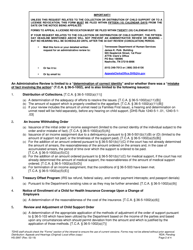 Form HS-2997 Request for Administrative Hearing - Tennessee, Page 2