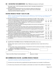 Monthly Documentation Form - Tennessee, Page 2