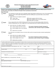 Form SF-1507 Cdl Skills Test Waiver - Tennessee, Page 2