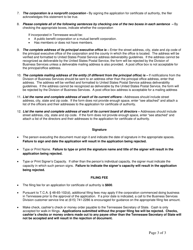 Form SS-4432 Application for Certificate of Authority Nonprofit Corporation - Tennessee, Page 3