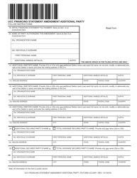 Form UCC3AP Ucc Financing Statement Amendment Additional Party - Tennessee, Page 2