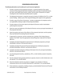 Form CORP-B05 &quot;Conversion Application&quot; - Texas, Page 2