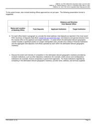 FDIC Form 6220/01 Interagency Bank Merger Act Application, Page 12