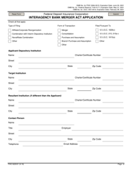 FDIC Form 6220/01 Interagency Bank Merger Act Application, Page 4
