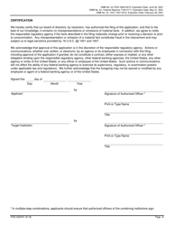 FDIC Form 6220/01 Interagency Bank Merger Act Application, Page 8