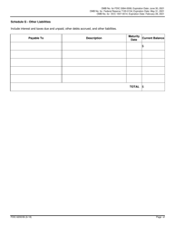 FDIC Form 6200/06 Interagency Biographical and Financial Report, Page 19