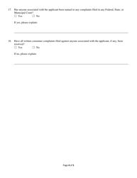 Prepaid Funeral Benefit Contract Application - Trust-Funded Form - Texas, Page 4