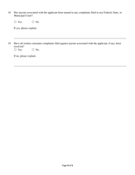 Prepaid Funeral Benefit Contract Application - Insurance-Funded Form - Texas, Page 4