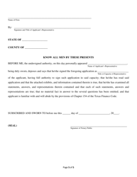 Prepaid Funeral Benefit Contract Application - Insurance-Funded Form - Texas, Page 5