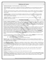 Sample Contrato De Beneficios Funebres Prepagados Mediante Fondos De Fideicomiso - Texas (Spanish), Page 3