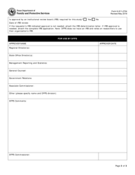 Form K-911-2704 Request for Approval to Conduct Research - Texas, Page 3