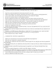 Form K-908-2540 Voluntary Extended Foster Care Agreement and Financial Agreement - Texas, Page 4