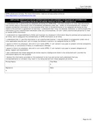 Form F-500-2851 Dfps Security Guard or Custodial Services Automated Background Check System (Abcs) New Account Request - Texas, Page 3