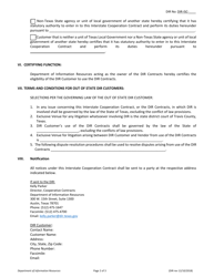 Interstate Cooperation Contract for Texas Department of Information Resource Technology Contracts - Texas, Page 2