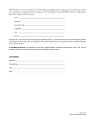 License Plate Reader (Lpr) User Agreement - Texas, Page 3