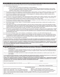 Form CDL-5 Texas Commercial Driver License Application Intrastate Driver Certification - Texas, Page 2