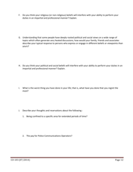 Form CO-103 Applicant Self Evaluation Questionnaire - Texas, Page 12