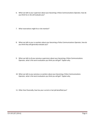 Form CO-103 Applicant Self Evaluation Questionnaire - Texas, Page 6