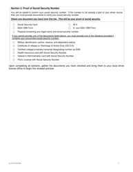 Form DL-32 What to Bring With You When You Are Renewing a Texas Driver License or Identification Card - Texas, Page 3