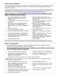 Form DL-67 What to Bring With You When Applying as a Teen Driver for Your Learner License - Texas, Page 2