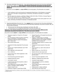 Form DL-67 What to Bring With You When Applying as a Teen Driver for Your Learner License - Texas, Page 3