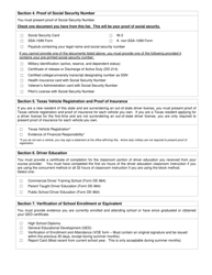 Form DL-67 What to Bring With You When Applying as a Teen Driver for Your Learner License - Texas, Page 4