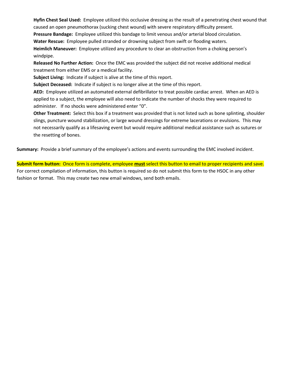 Form HQ-135 Emergency Medical Care Notification - Texas, Page 4