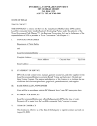 Form GS-20 Interlocal Cooperation Contract - Texas, Page 2