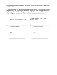 Form GS-20 Interlocal Cooperation Contract - Texas, Page 3