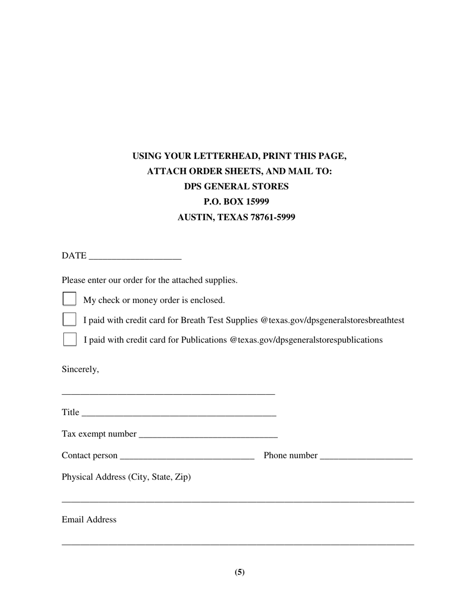 Form GS-20 Interlocal Cooperation Contract - Texas, Page 8