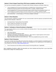 Form DL-68 What to Bring With You When You Are Applying as a Teen Driver for Your Provisional Driver License - Texas, Page 3