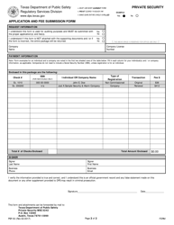 Form PSP-24 Company License Insurance Reinstatement - Texas, Page 2