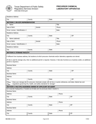 Form RSD-900 Business Permit Annual Application - Texas, Page 2