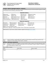 Form RSD-900 Business Permit Annual Application - Texas, Page 3