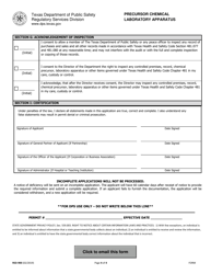 Form RSD-900 Business Permit Annual Application - Texas, Page 4