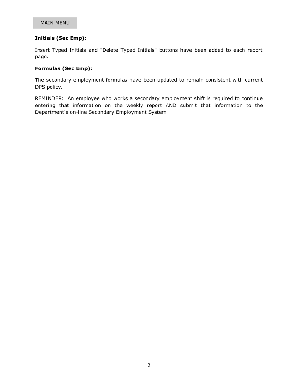 Instructions for Form THP-15 Weekly Report - Texas, Page 3