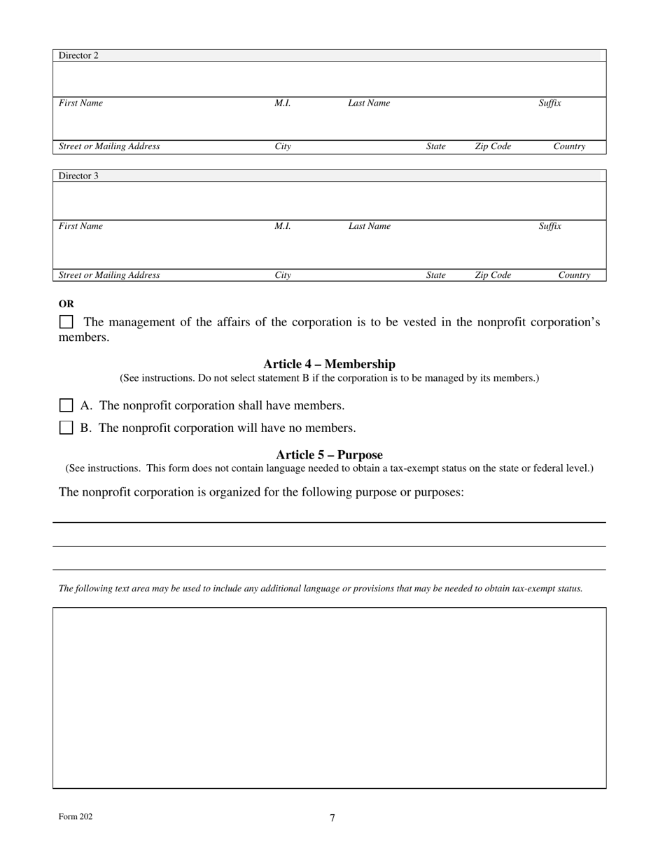 Form 202 - Fill Out, Sign Online and Download Fillable PDF, Texas  Templateroller