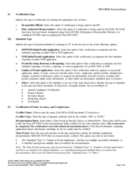 Form OP-CRO1 (TCEQ-10009) Certification by Responsible Official - Texas, Page 3