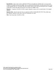 Form OP-CRO1 (TCEQ-10009) Certification by Responsible Official - Texas, Page 4