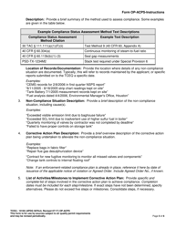 Form OP-ACPS (TCEQ-10100) Application Compliance Plan and Schedule - Texas, Page 5