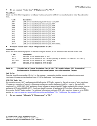 Form OP-UA2 (TCEQ-10003) Stationary Reciprocating Internal Combustion Engine Attributes - Texas, Page 26