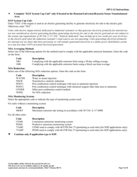 Form OP-UA2 (TCEQ-10003) Stationary Reciprocating Internal Combustion Engine Attributes - Texas, Page 9