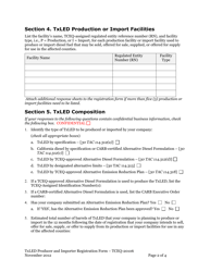 Form TCEQ-20106 Texas Low Emission Diesel (Txled) Producer and Importer Registration Form - Texas, Page 2
