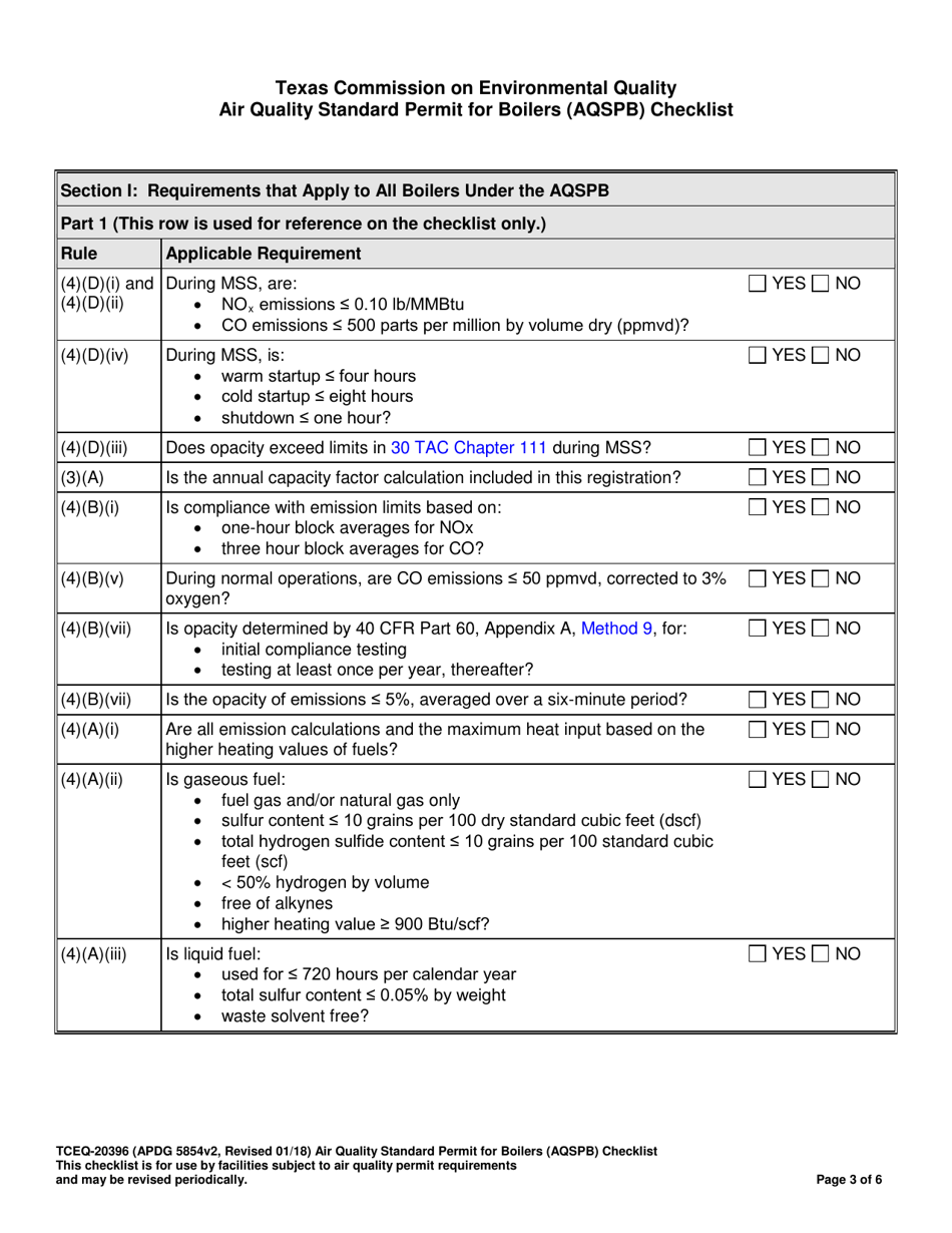 Form TCEQ-20396 - Fill Out, Sign Online and Download Fillable PDF ...