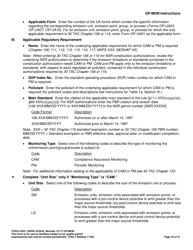 Form OP-MON (TCEQ-10421) Monitoring Requirements - Texas, Page 10