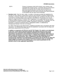 Form OP-MON (TCEQ-10421) Monitoring Requirements - Texas, Page 11