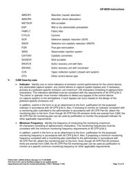 Form OP-MON (TCEQ-10421) Monitoring Requirements - Texas, Page 13