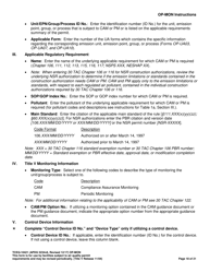 Form OP-MON (TCEQ-10421) Monitoring Requirements - Texas, Page 18