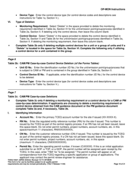 Form OP-MON (TCEQ-10421) Monitoring Requirements - Texas, Page 19