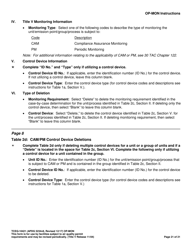 Form OP-MON (TCEQ-10421) Monitoring Requirements - Texas, Page 21